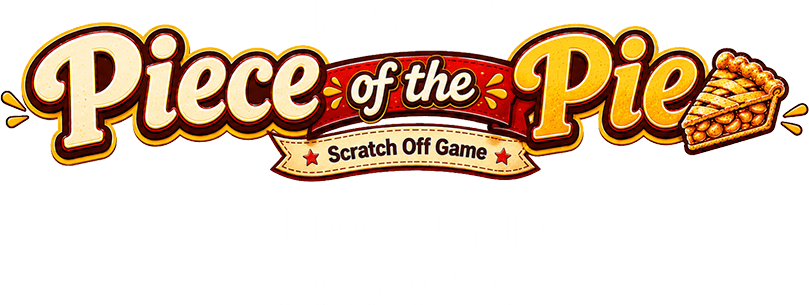 Play the piece of the pie scratch off game and get up to 50% off!