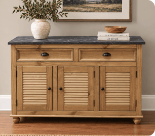 Corona Black & Pine Console